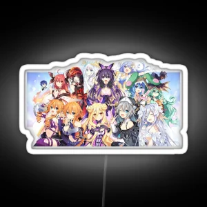 Date A Live 10 Anniversary RGB Neon Sign