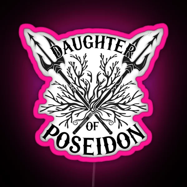 Daughter Of Poseidon Mythical Ocean Goddess 2 RGB Neon Sign