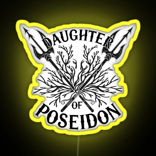 Daughter Of Poseidon Mythical Ocean Goddess 2 RGB Neon Sign