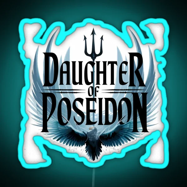 Daughter Of Poseidon Mythical Ocean Goddess 3 RGB Neon Sign