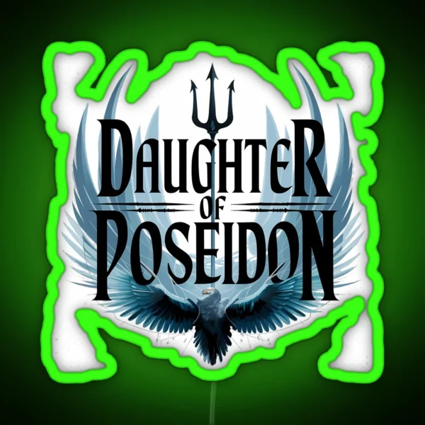 Daughter Of Poseidon Mythical Ocean Goddess 3 RGB Neon Sign