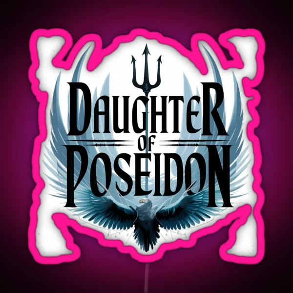 Daughter Of Poseidon Mythical Ocean Goddess 3 RGB Neon Sign