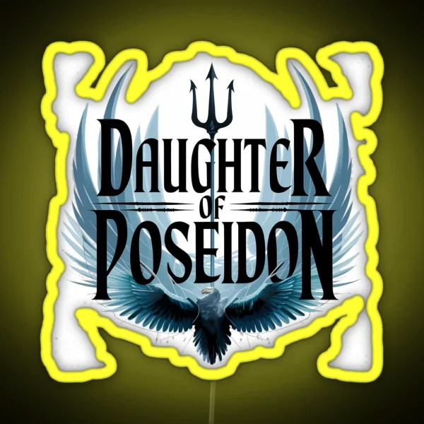 Daughter Of Poseidon Mythical Ocean Goddess 3 RGB Neon Sign