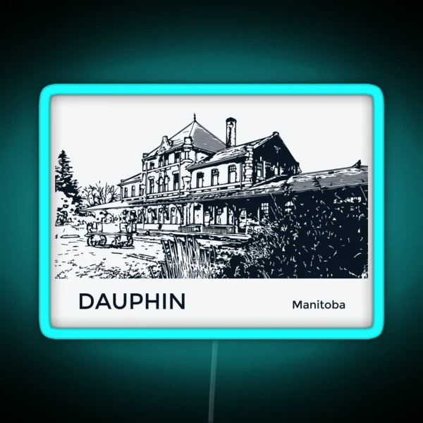 Dauphin Manitoba RGB Neon Sign