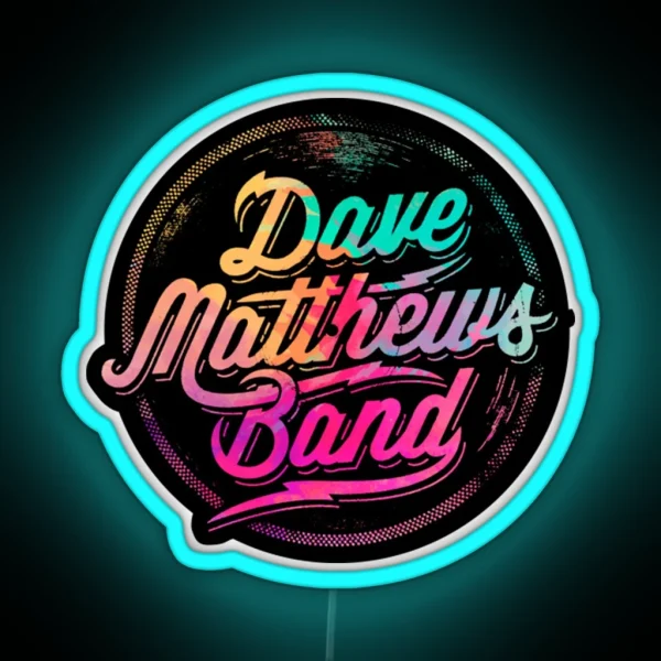 Dave Matthews RGB Neon Sign