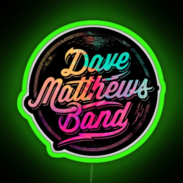 Dave Matthews RGB Neon Sign