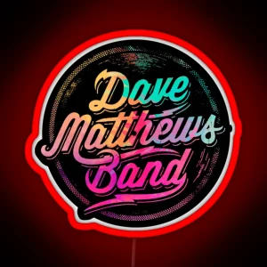 Dave Matthews RGB Neon Sign