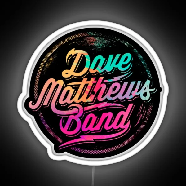 Dave Matthews RGB Neon Sign
