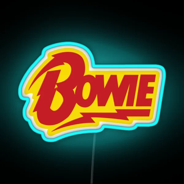 David Bowie RGB Neon Sign