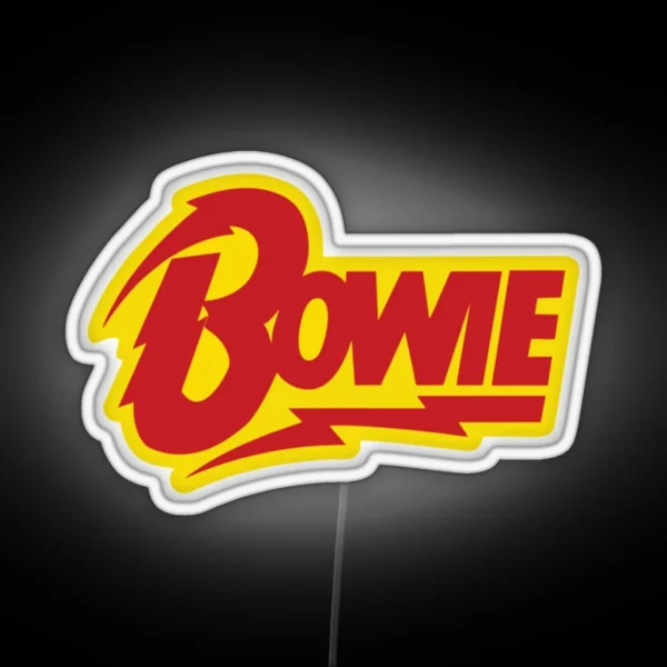 David Bowie RGB Neon Sign
