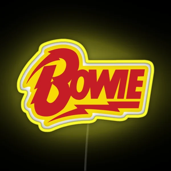 David Bowie RGB Neon Sign