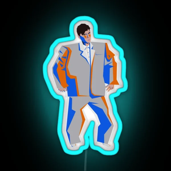 David Byrne Stop Making Sense Talking Heads RGB Neon Sign