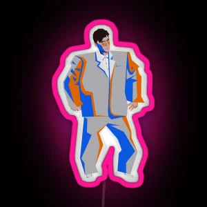 David Byrne Stop Making Sense Talking Heads RGB Neon Sign