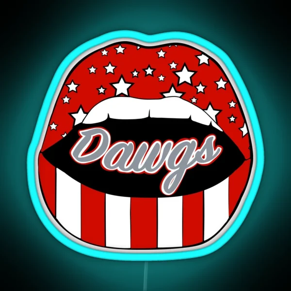 Dawg Lips RGB Neon Sign