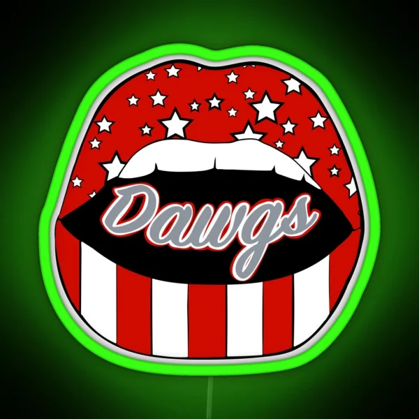 Dawg Lips RGB Neon Sign