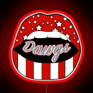 Dawg Lips RGB Neon Sign