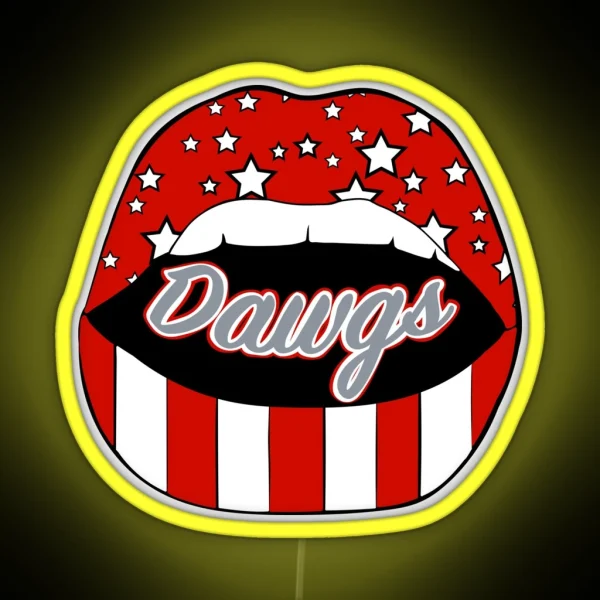 Dawg Lips RGB Neon Sign