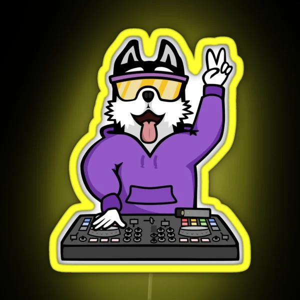 Dawgs DJ RGB Neon Sign