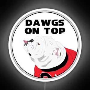 DAWGS ON TOP RGB Neon Sign