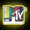 Retro Style LED RGB Neon Sign with Vintage MTV Aesthetic