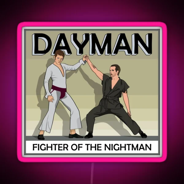 Dayman Always Sunny Tan RGB Neon Sign