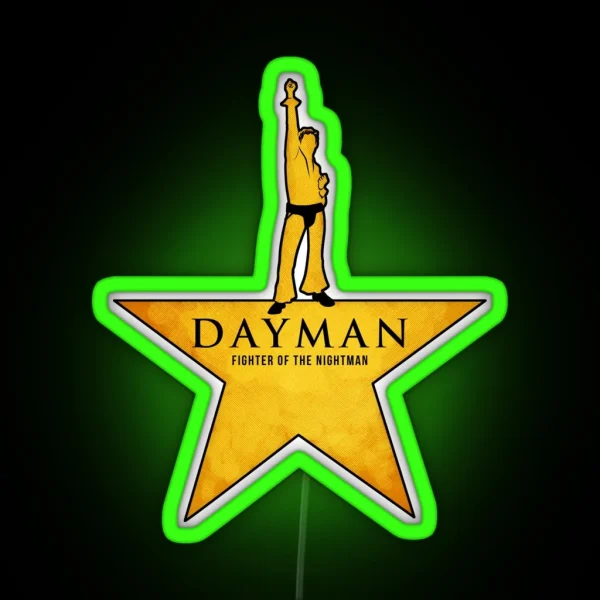 Dayman Fighter Of The Nightman RGB Neon Sign