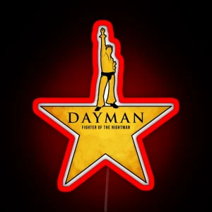 Dayman Fighter Of The Nightman RGB Neon Sign