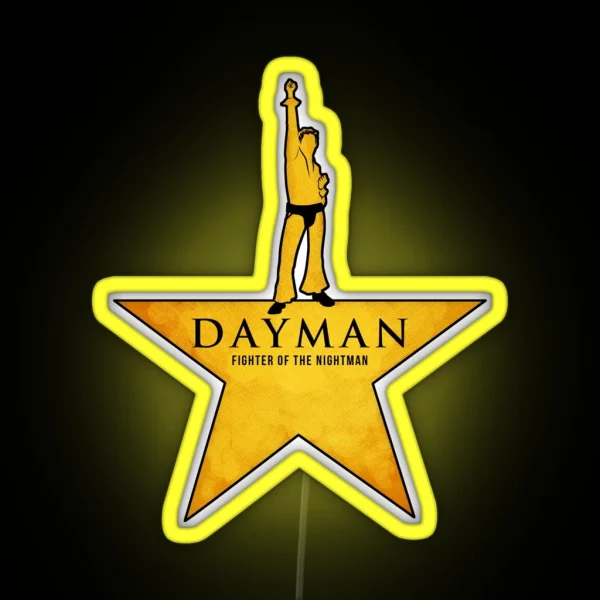 Dayman Fighter Of The Nightman RGB Neon Sign