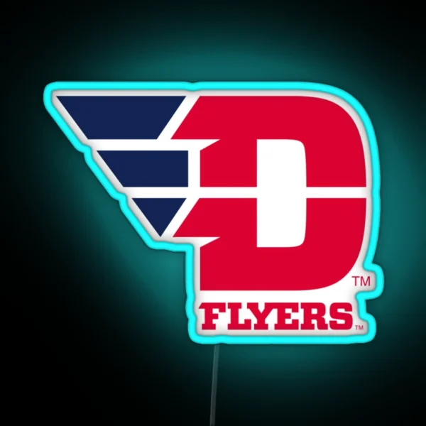 Dayton University Flyers Ncaa Hoodie Dafl 01 RGB Neon Sign
