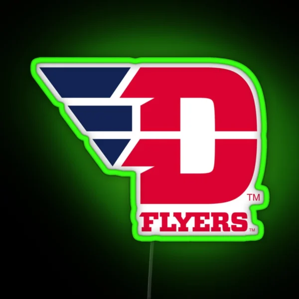 Dayton University Flyers Ncaa Hoodie Dafl 01 RGB Neon Sign