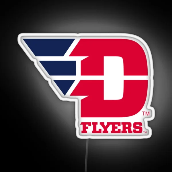 Dayton University Flyers Ncaa Hoodie Dafl 01 RGB Neon Sign