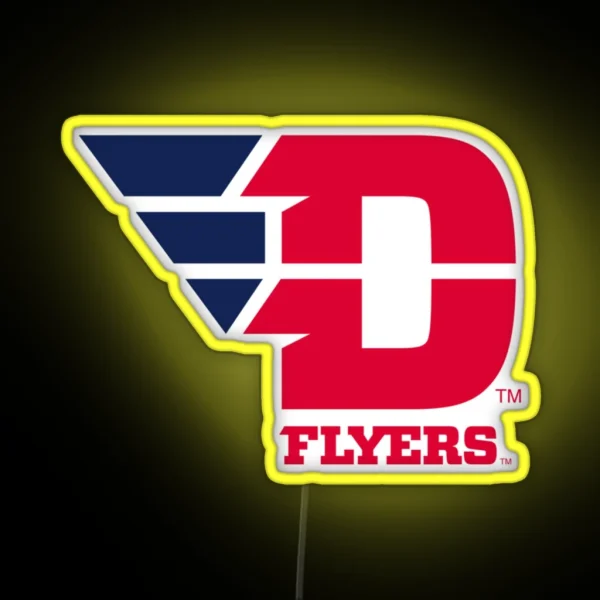 Dayton University Flyers Ncaa Hoodie Dafl 01 RGB Neon Sign