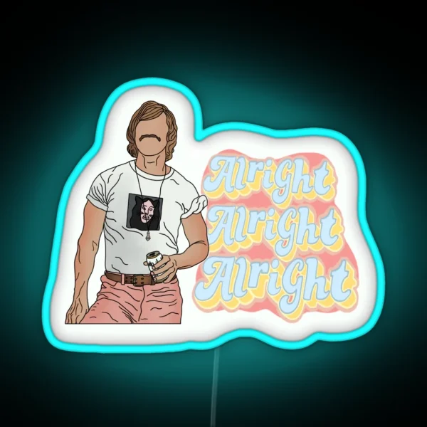 Dazed And Confused RGB Neon Sign