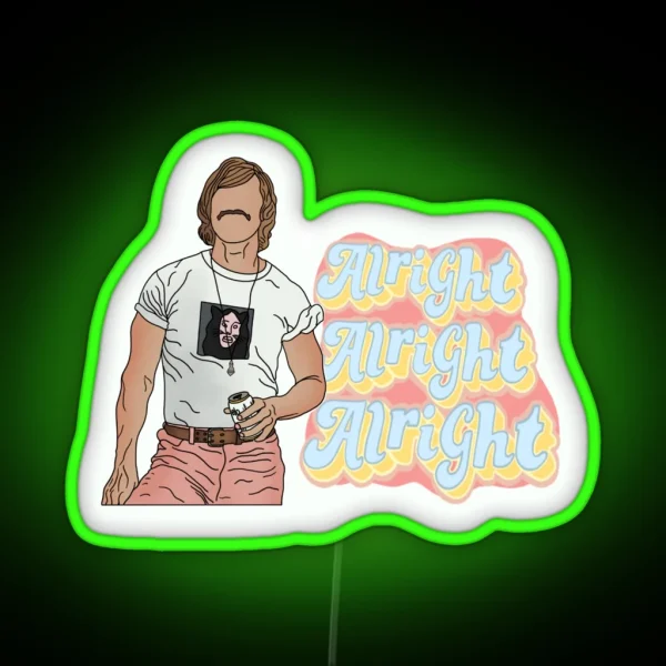 Dazed And Confused RGB Neon Sign