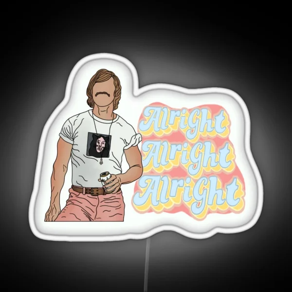 Dazed And Confused RGB Neon Sign