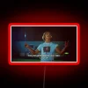 Vintage inspired neon sign featuring iconic Dazed and Confused logo.