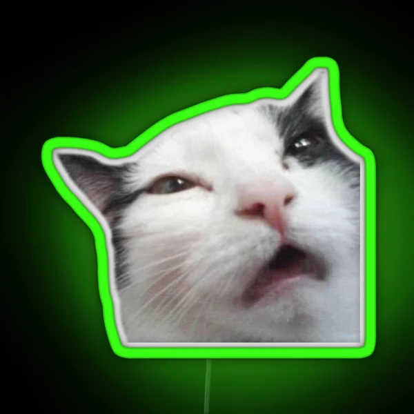 Dazed Kitty RGB Neon Sign