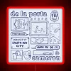 De La Porta and Cameron custom RGB color neon sign artwork