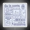 Vintage style De La Porta and Cameron LED neon sign