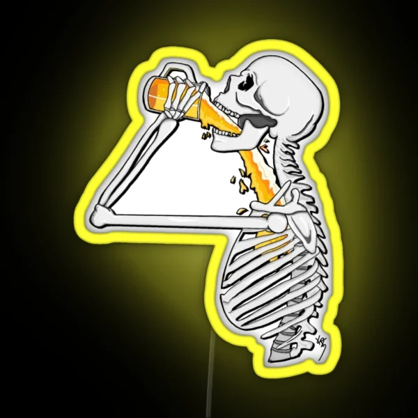 Dead Drinking RGB Neon Sign