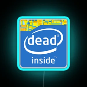 Dead Inside RGB Neon Sign