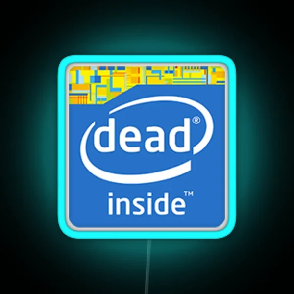 Dead Inside RGB Neon Sign