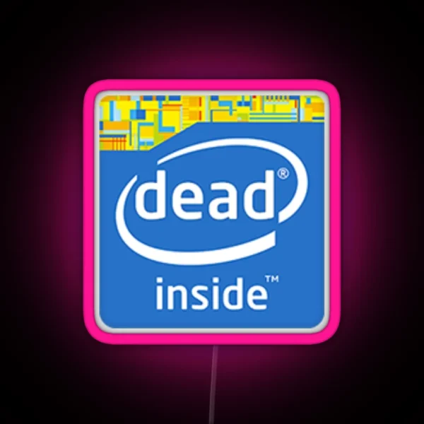 Dead Inside RGB Neon Sign