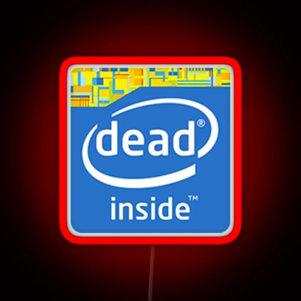 Dead Inside RGB Neon Sign