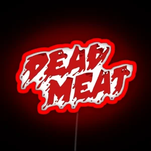 Dead Meat Youtube Logo Transparent RGB Neon Sign