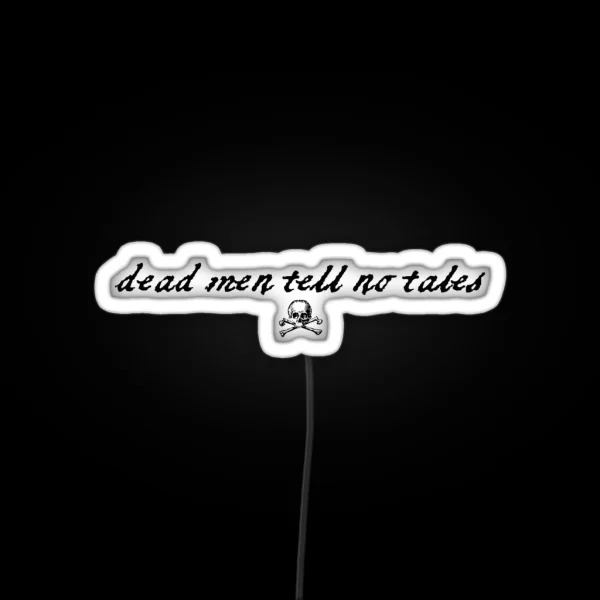 Dead Men Tell No Tales RGB Neon Sign