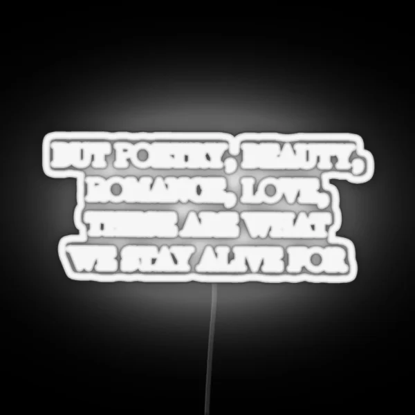 Dead Poets Society Led RGB Neon Sign