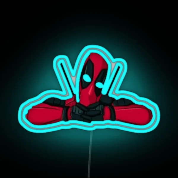 Deadpool RGB Neon Sign