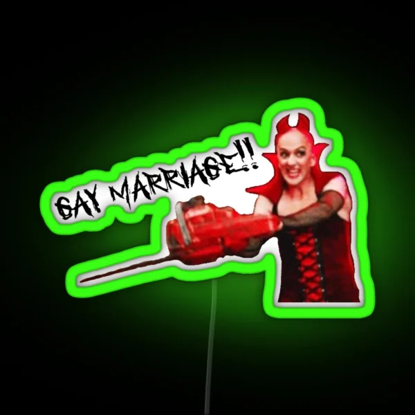 Dean In A Devil Costume RGB Neon Sign
