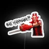 LED Devil Costume Sign with Vibrant RGB Neon Dean Icon